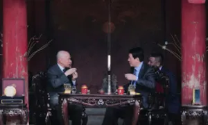 Chủ tịch nước thưởng trà cùng Quốc vương Campuchia Chủ tịch nước thưởng trà cùng Quốc vương Campuchia
