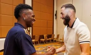 Benzema: 'Vinicius sẽ sớm giành Quả Bóng Vàng' Benzema: 'Vinicius sẽ sớm giành Quả Bóng Vàng'