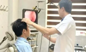 Mũi khoan đá đâm xuyên hốc mũi nam công nhân Mũi khoan đá đâm xuyên hốc mũi nam công nhân