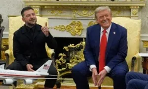 Ông Zelensky nói đùa về mặc âu phục tại Nhà Trắng Ông Zelensky nói đùa về mặc âu phục tại Nhà Trắng